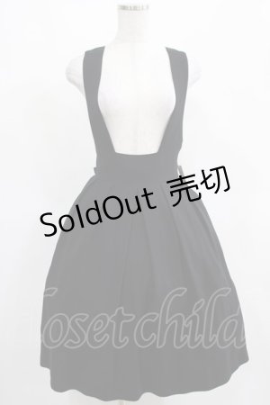 画像: MILK / dressジャンパースカート  ブラック H-25-03-28-004-ML-OP-KB-ZT008