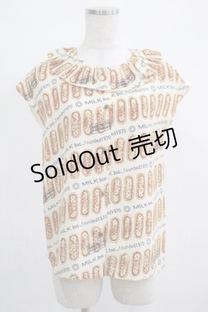 画像: MILK / Biscottiブラウス  チョコビスケット H-25-03-28-043-ML-BL-KB-ZH