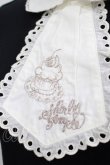 画像4: Shirley Temple / ケーキ刺繍タイ付カットソー 160 黒 H-25-03-28-046-ET-TO-KB-ZH (4)