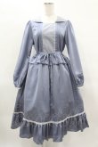 画像1: Melody BasKet / Lilibet dress M ブルーグレー H-25-03-28-1026-LO-OP-NS-ZH (1)