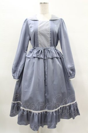 画像: Melody BasKet / Lilibet dress M ブルーグレー H-25-03-28-1026-LO-OP-NS-ZH