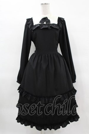 画像: Melody BasKet / Shiny dot dress L ブラック H-25-03-28-1028-LO-OP-KB-ZH