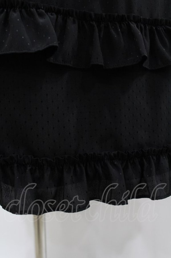 画像5: Melody BasKet / Shiny dot dress L ブラック H-25-03-28-1028-LO-OP-KB-ZH (5)