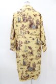 画像2: Jane Marple Dans Le Salon / Playful gardenコートドレス  french mustard H-25-03-28-1013-JM-CO-KB-ZT030 (2)