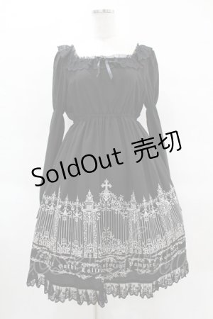 画像: Moi-meme-Moitie / アイアンゲートワンピース  黒×黒レース×白 H-25-03-28-1016-MO-OP-KB-ZH