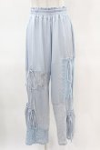 画像1: Candy Stripper / LACY PATCH WORK DROST PANTS  ライトブルー H-25-03-28-1002-PU-PA-KB-ZH (1)