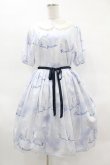 画像1: Leur Getter / Dreamy Carousel袖付ワンピース L ブルー H-25-03-28-1020-LU-OP-KB-ZH (1)