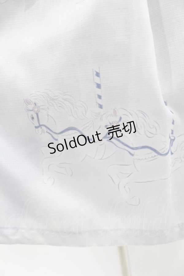 画像5: Leur Getter / Dreamy Carousel袖付ワンピース L ブルー H-25-03-28-1020-LU-OP-KB-ZH (5)