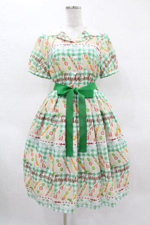 画像: Emily Temple cute / Fruit Sandwichワンピース  グリーン H-25-03-28-1021-ET-OP-KB-ZH