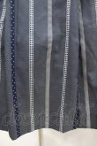 画像5: Jane Marple / Ribbon stripe jacquardのパプリックドレス  ブルーグレー H-25-03-28-1024-JM-OP-KB-ZT115 (5)