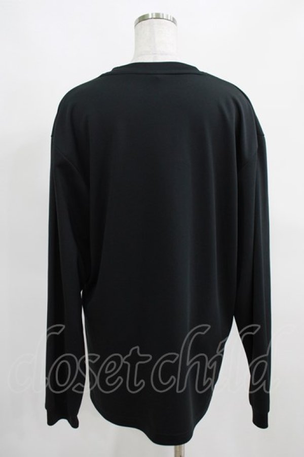 画像3: NieR Clothing / プリントLONG CUTSEW  黒×青 H-25-03-28-048-PU-TO-KB-ZH (3)