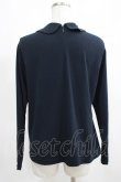 画像3: Jane Marple Dans Le Salon / Silket Bare T-cloth Round Collar Pullover  ネイビー H-25-03-28-051-JM-TO-KB-ZH (3)