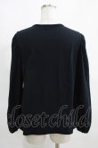 画像3: Jane Marple Dans Le Salon / Puffy sleeve pullover  ブラック H-25-03-28-052-JM-TO-KB-ZH (3)
