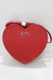 画像1: MILK / HeartショルダーBAG  レッド H-25-03-28-055-ML-BG-KB-ZH (1)