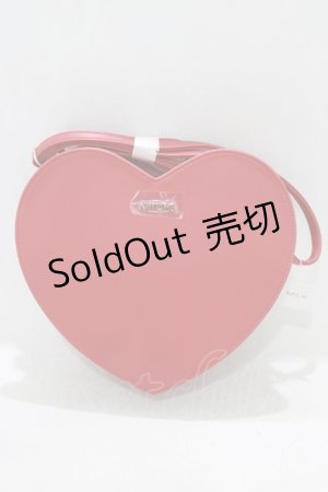 画像: MILK / HeartショルダーBAG  レッド H-25-03-28-055-ML-BG-KB-ZH
