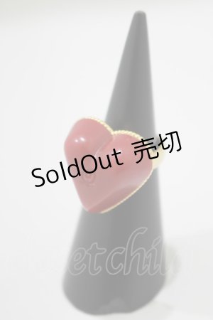 画像: Q-pot. / ファイネストアムールショコラリング  レッド H-25-03-28-067-QP-AC-KB-ZH