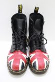 画像1: Dr.Martens （Getta Grip） / ユニオンジャック8ホールブーツ UK5（24.0〜24.5cm） 黒 H-25-03-28-070-PU-SH-KB-ZT0330H (1)