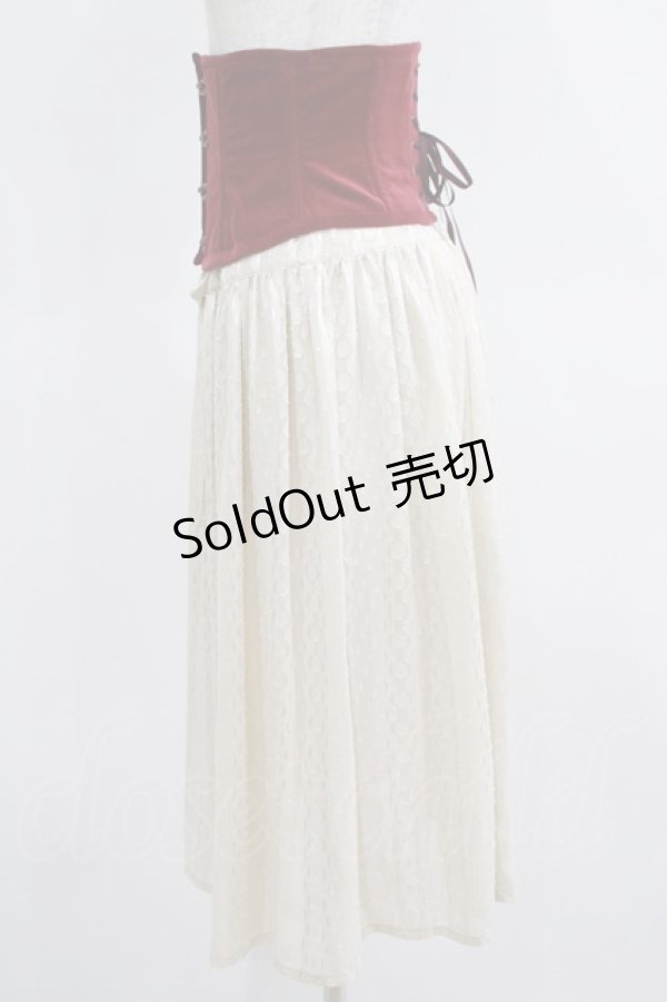 画像3: EXCENTRIQUE / Carmillaコルセットスカート S/M ワイン H-25-03-29-029-EL-SK-KB-ZH (3)