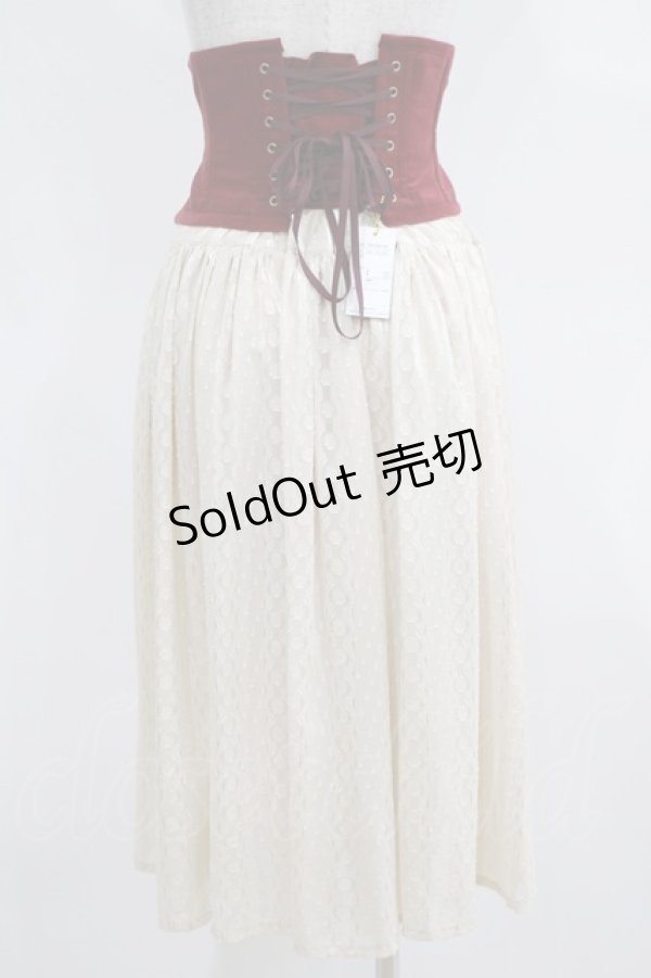 画像4: EXCENTRIQUE / Carmillaコルセットスカート S/M ワイン H-25-03-29-029-EL-SK-KB-ZH (4)