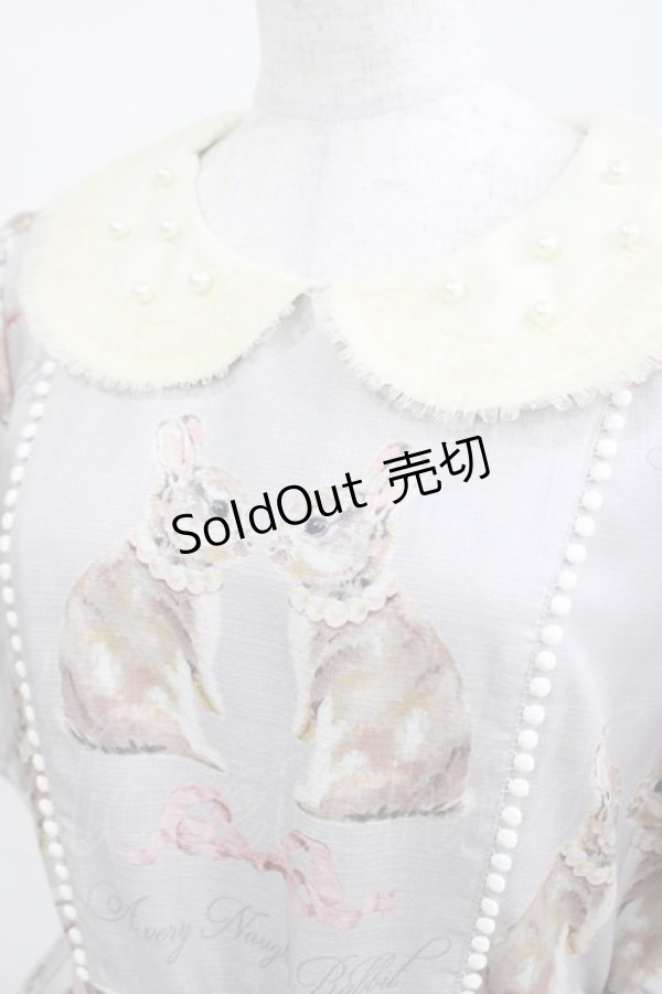 画像5: Leur Getter / Twin Rabbit袖付ワンピース L(トールサイズ) グレー H-25-03-29-003-LU-OP-KB-ZH (5)