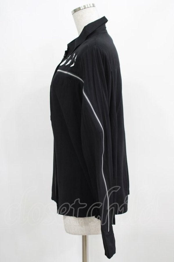 画像2: Restyle / MOON PHASES SHIRT M ブラック H-25-03-29-035-GO-BL-KB-ZH (2)