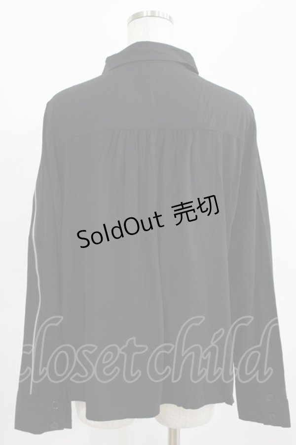 画像3: Restyle / MOON PHASES SHIRT M ブラック H-25-03-29-035-GO-BL-KB-ZS (3)