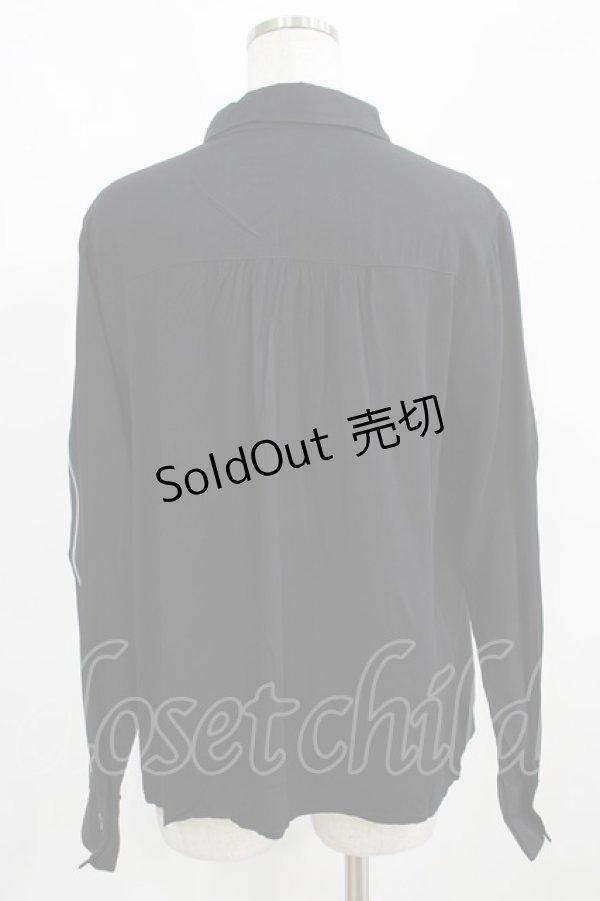 画像3: Restyle / MOON PHASES SHIRT M ブラック H-25-03-29-037-GO-BL-KB-ZI (3)