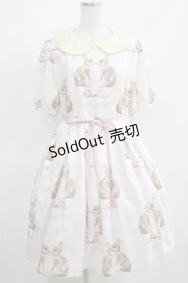 画像1: Leur Getter / Twin Rabbit袖付ワンピース L(トールサイズ) さくらピンク H-25-03-29-005-LU-OP-KB-ZH (1)