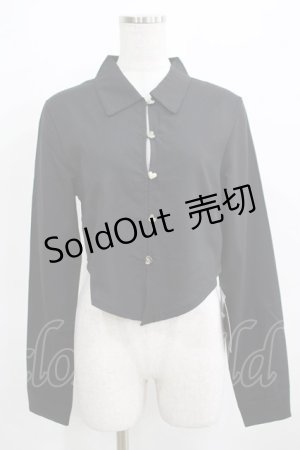 画像: KILL STAR / SOFIA SHIRT XS ブラック H-25-03-29-049-SL-BL-KB-ZH