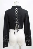 画像3: KILL STAR / SOFIA SHIRT XS ブラック H-25-03-29-049-SL-BL-KB-ZH (3)