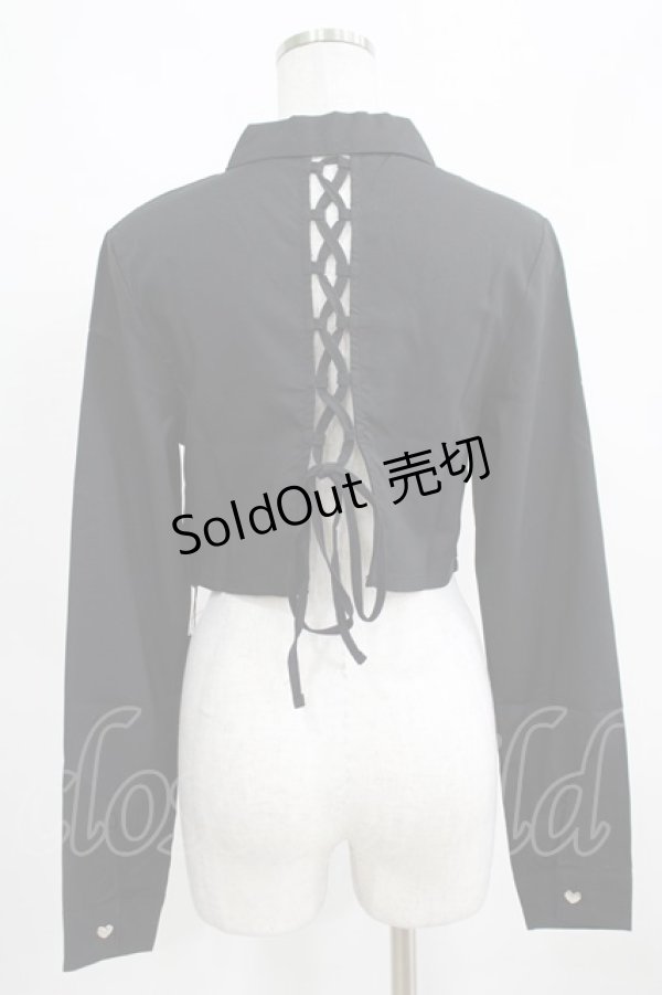 画像3: KILL STAR / SOFIA SHIRT XS ブラック H-25-03-29-049-SL-BL-KB-ZH (3)