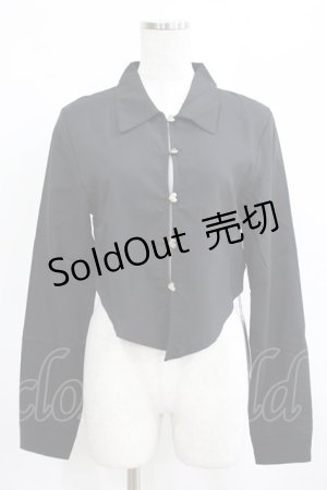 画像: KILL STAR / SOFIA SHIRT XS ブラック H-25-03-29-051-SL-BL-KB-ZH