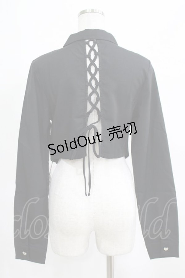 画像3: KILL STAR / SOFIA SHIRT XS ブラック H-25-03-29-051-SL-BL-KB-ZH (3)