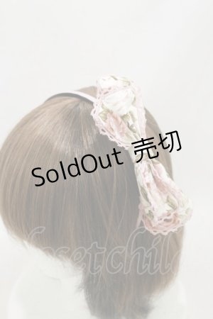 画像: Mary Magdalene / エグランティーヌリボンカチューシャ  ピンク H-25-03-29-1001-CL-AC-NS-ZH