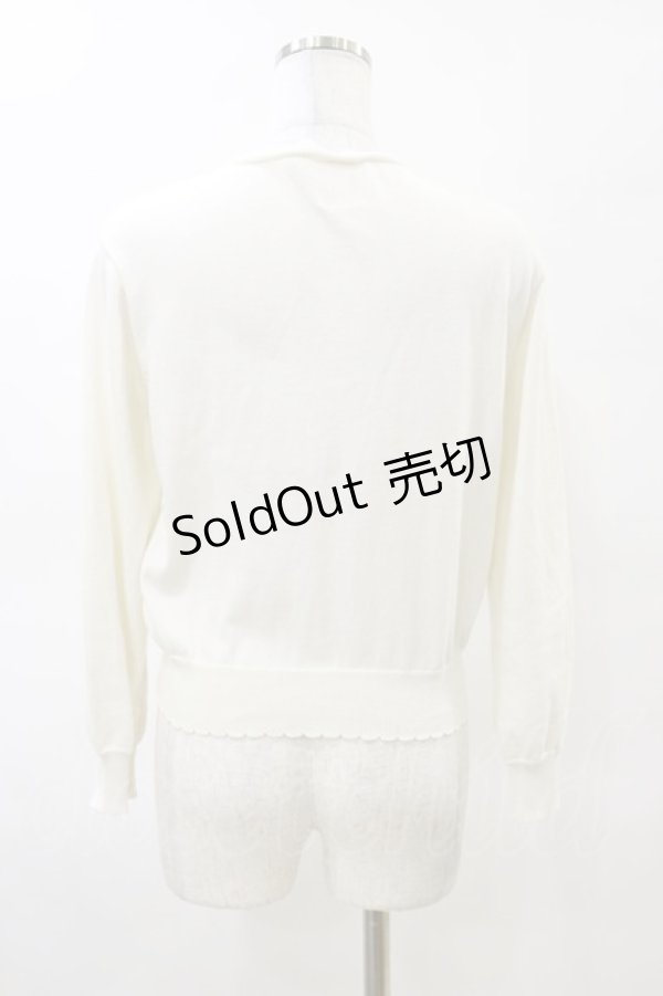 画像2: F&A / UVカットVネックニットカーディガン Free OFFWHITE H-25-03-29-1051-LO-TO-NS-ZH (2)