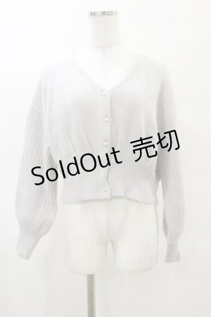 画像: an another angelus / パール釦アンゴラニットカーディガン Free L/GRAY H-25-03-29-1052-CA-TO-NS-ZH