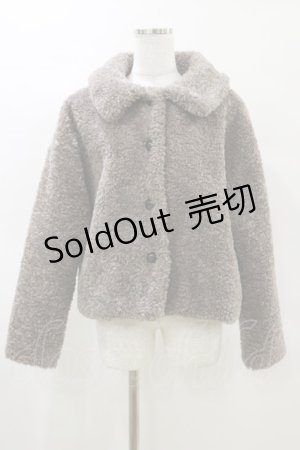 画像: An MILLE / ボアジャケット Free グレー H-25-03-29-1053-EL-JA-NS-ZH