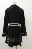 画像2: metamorphose / 刺繍入りコートワンピース  ブラック H-25-03-29-1060-ME-OP-KB-ZT-C031 (2)