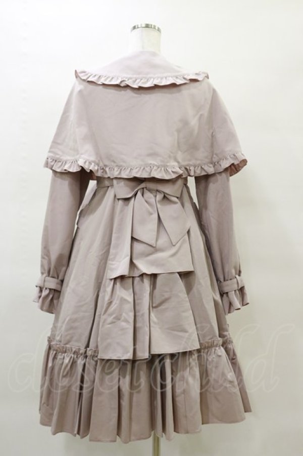画像2: Amavel / Dolly Ribbon ケープトレンチコート Free ピンク H-25-03-29-1064-CA-CO-NS-ZH (2)