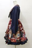 画像3: To Alice / ベアサーカスリボンワンピース S ネイビー/レッド H-25-03-29-1076-LO-OP-NS-ZH (3)