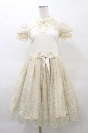 画像: Angelic Pretty / Lacy Girlカットワンピース Free アイボリー H-25-03-29-1082-AP-OP-NS-ZH