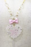 画像1: Angelic Pretty / トッピングハートネックレス  オフ H-25-03-29-1015-AP-AC-NS-ZH (1)