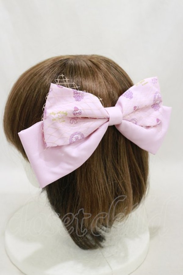 画像1: m petit by misako / サンリオキャラクターズコラボ マイメロディ リボンバレッタ  ピンク H-25-03-29-1023-LO-AC-NS-ZH (1)