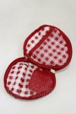 画像2: Maison de FLEUR / いちごアクセサリーケースBOOK  レッド H-25-03-29-1027-LO-ZA-NS-ZH (2)