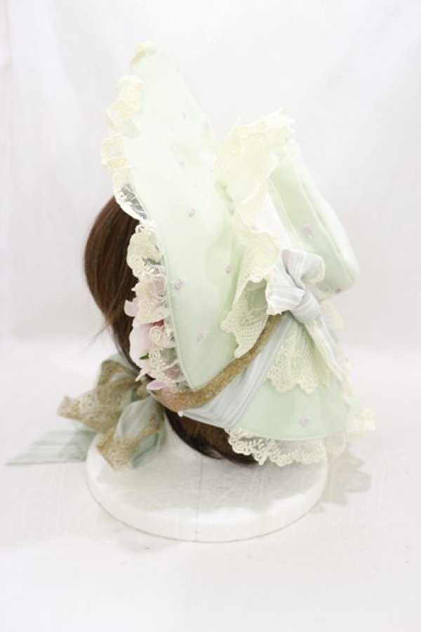 画像3: BABY,THE STARS SHINE BRIGHT / Scarlet ~Primavera Waltz Bonnet Hat~  ミント H-25-03-29-1033-BA-AC-KB-ZH (3)