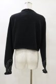 画像2: m petit by misako / リボンニットボレロ L ブラック H-25-03-29-1038-LO-TO-NS-ZH (2)