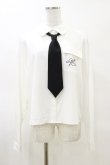 画像1: Jamie エーエヌケー / ネクタイシャツ M 白 H-25-03-29-1044-LO-BL-NS-ZH (1)