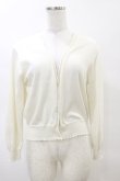 画像1: F&A / UVカットVネックニットカーディガン Free OFFWHITE H-25-03-29-1051-LO-TO-NS-ZH (1)