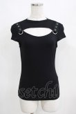 画像1: KILL STAR / XARA KEYHOLE TOP XS ブラック H-25-03-29-053-SL-TO-KB-ZH (1)