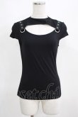 画像1: KILL STAR / XARA KEYHOLE TOP XS ブラック H-25-03-29-055-SL-TO-KB-ZH (1)